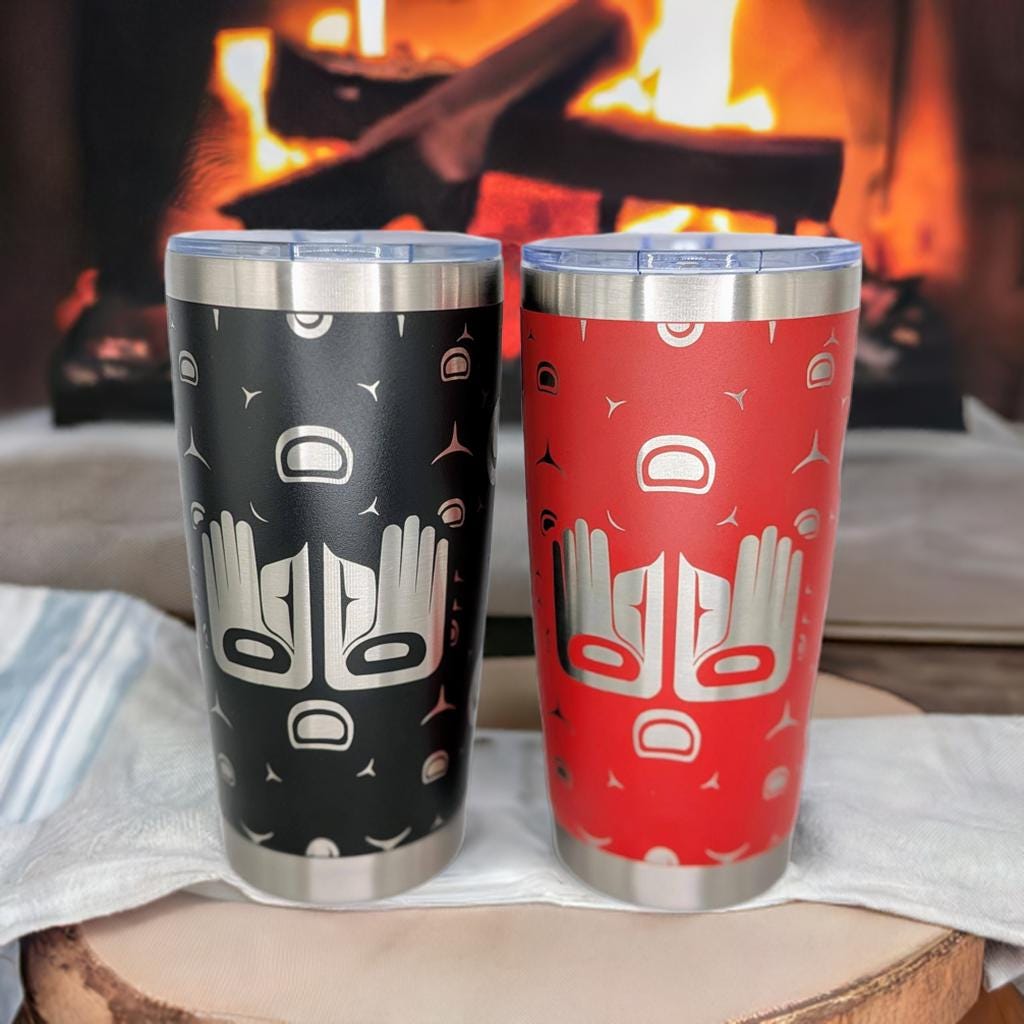 Healing Hand Formline Design - 20 Oz. Laser Engraved Tumbler