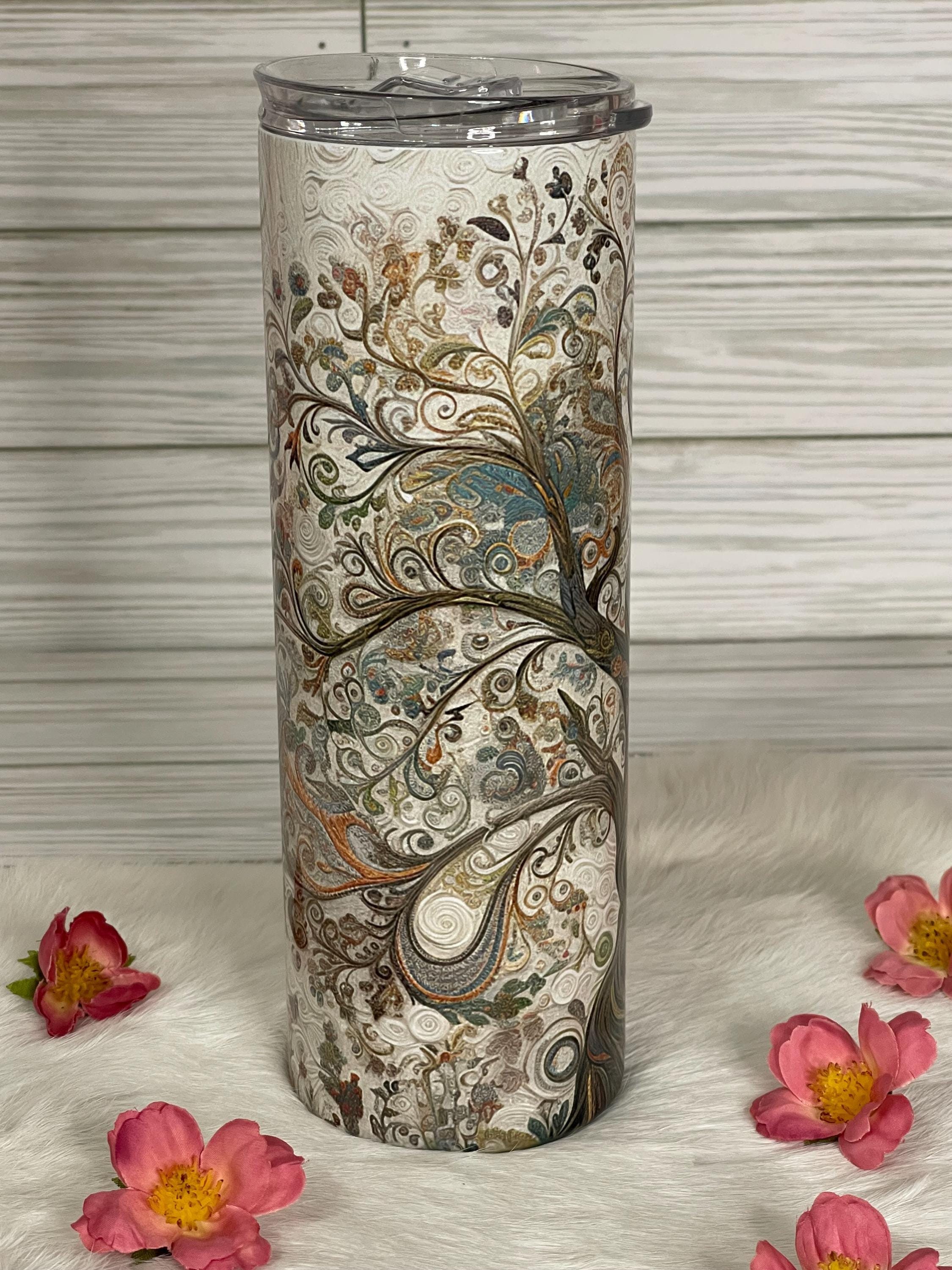 Tree Of Life Tumbler, Personalized Stainless Steel Travel Mug